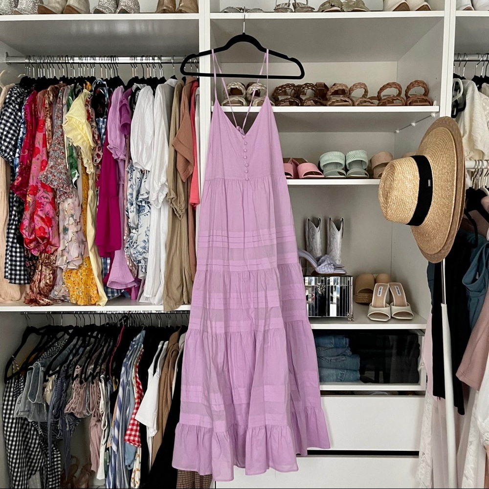 Purple maxi dress by buddy love